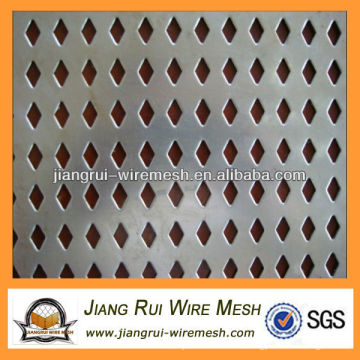 Perforated metal square hole punch
